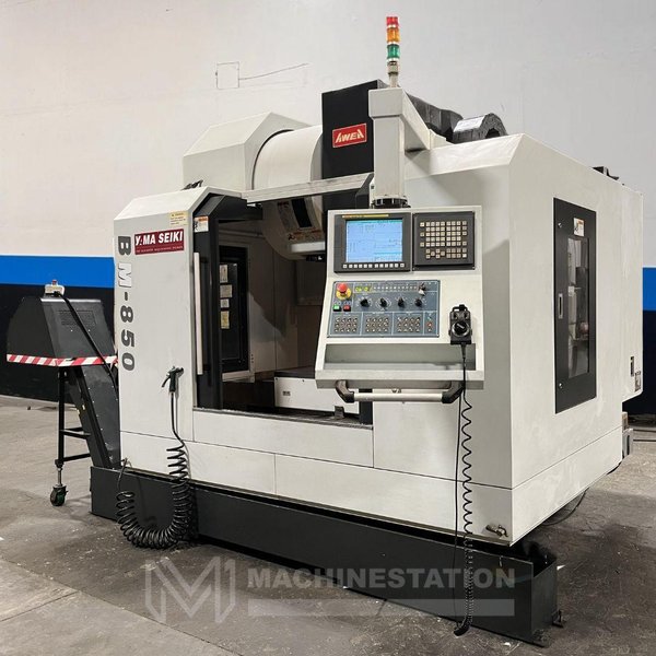 Yama Seiki BM-850 CNC Vertical Machining Center – 4th Axis Ready Mill