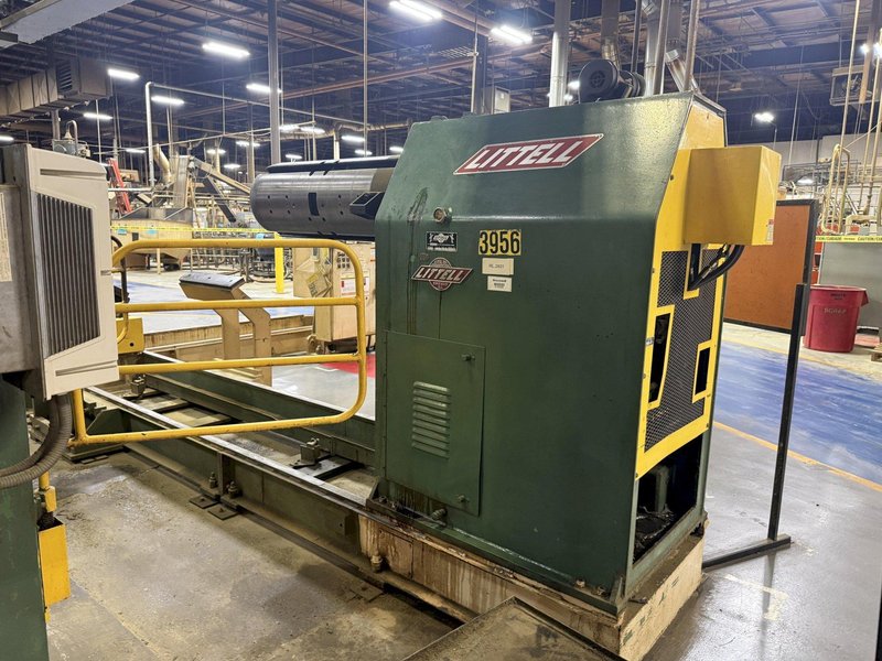 25,000 LBS X 36" LITTELL MODEL #250-38 COIL REEL UNCOILER &amp; CAR: YOBRO #26035