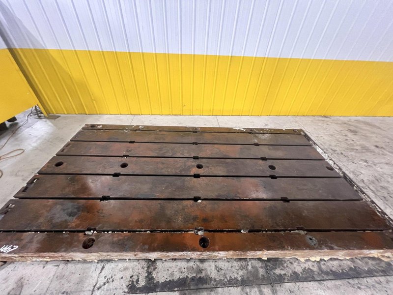 6&#039; X 12&#039; BAY CAST T-SLOT STEEL FLOOR PLATE: STOCK #21667