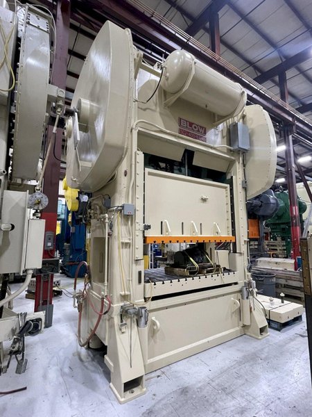 400 ton Blow SC2-400-84-48 Used Straight Side Mechanical Metal Stamping Press For Sale, Year 1989, RECONDITIONED!