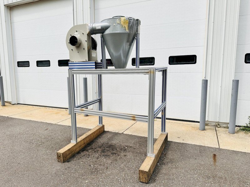 Kongsklide Cyclone w/ Blades Machinery Co. 3-Hp Blower | Feeder / Separator