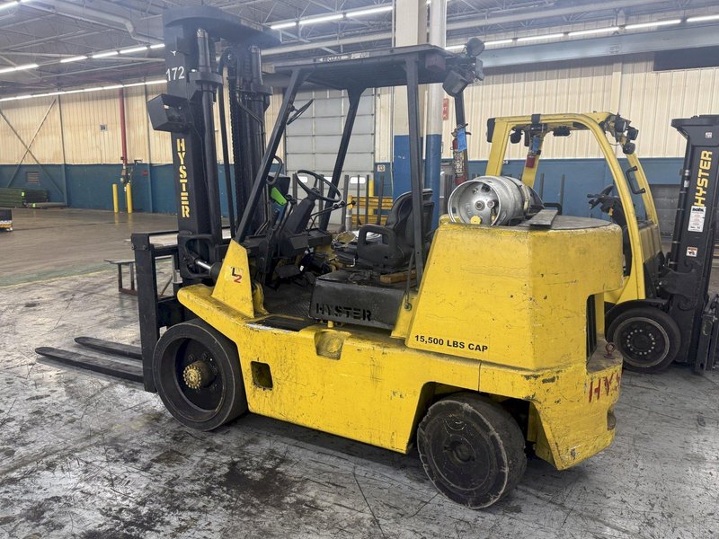 15,500 LBS HYSTER MODEL #S155XL-2 LP GAS FORKLIFT: YOBRO #25297