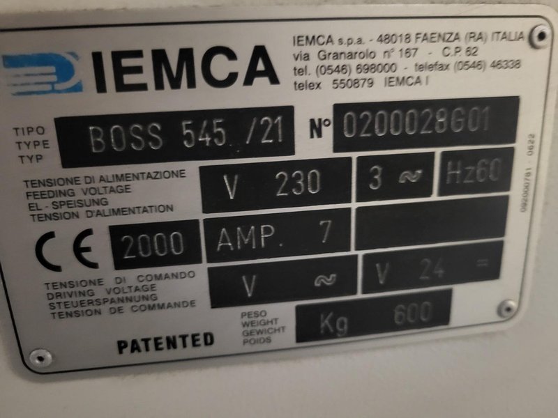 6&#039; IMECA Model BOSS 545/21 Barfeed