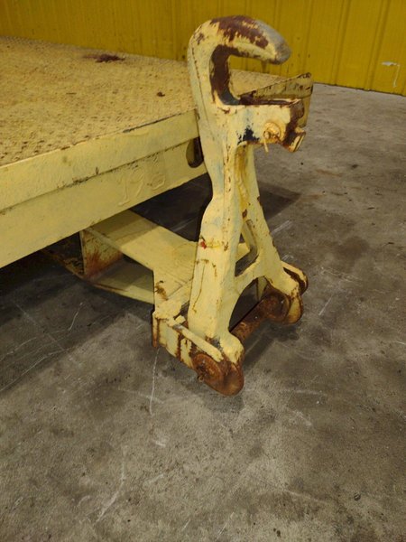 10,000 LBS X 4' X 9' HEAVY DUTY MOBILE TRANSFER / MOVING CART: STOCK #23516
