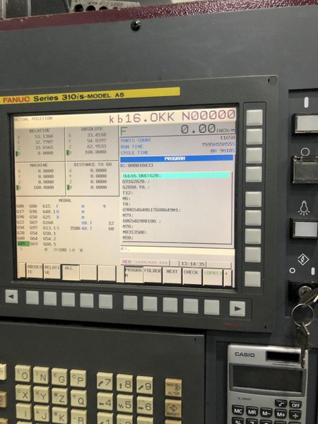 2008 OKK HM1250s CNC Horizontal Machining Center For Sale