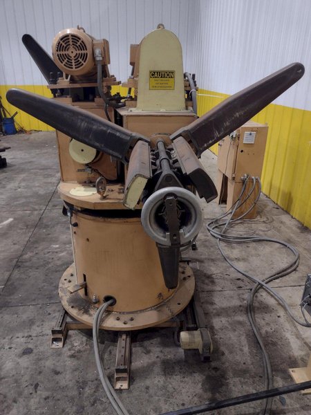 4,000 LBS X 18&quot; CWP MODEL #3RDM-18 DOUBLE END MOTORIZED COIL REEL UNCOILER: YOBRO #23973