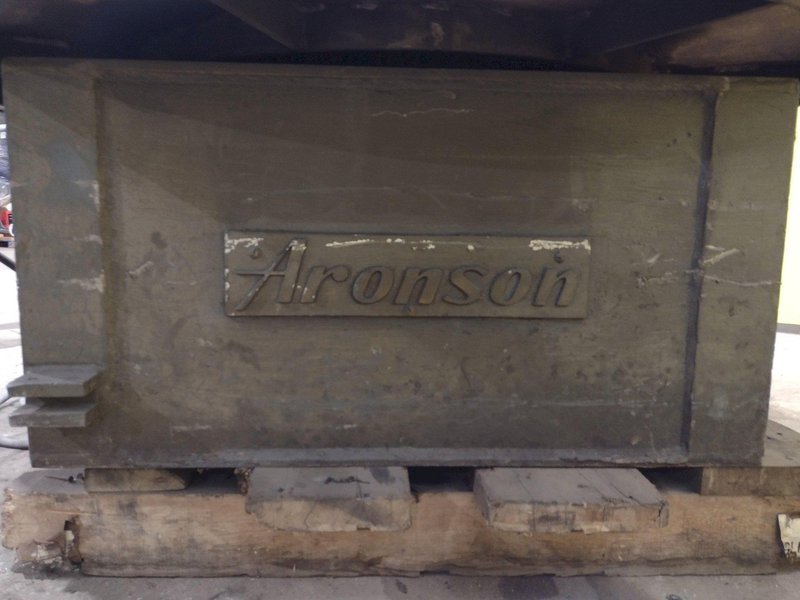 60&quot; ARONSON MODEL B-60 POSITIONER TABLE W/PANDJIRIS GRIPPER, 5&#039; PLATE. STOCK # 0848723