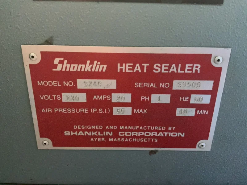 SHANKLIN HEAT SEALER   -  S24C