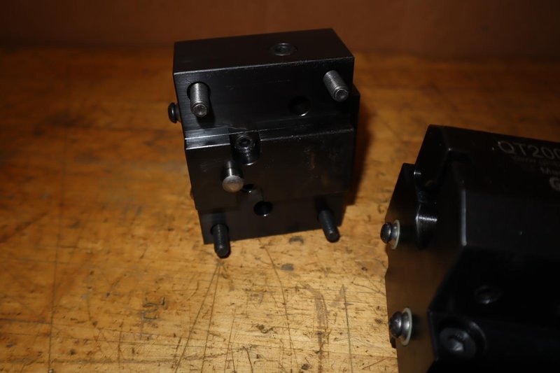 WTO Cut Off Holder 48-102272R (2) &amp; GlobalCNC 1” ID 2&quot; CL Static Tool Block QT200-8425 (3)- Auction Item