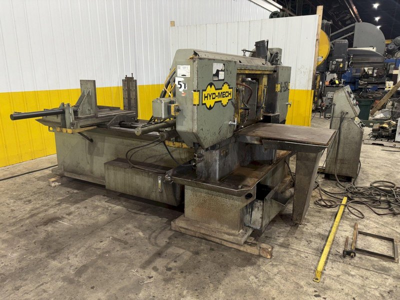 18&quot; X 27&quot; HYDMECH MODEL #S-25A AUTOMATIC HORIZONTAL MITER SAW WITH NESTING: STOCK #23698