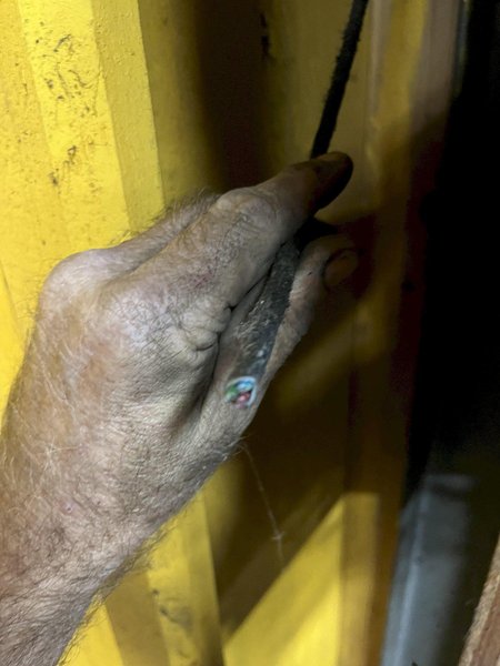 18&quot; WIDE X 2,500 LBS YODER MODEL #M2 PULL THROUGH SLITTING LINE, INCLUDES UNCOILER, SLITTER &amp; RECOILER: STOCK #22471