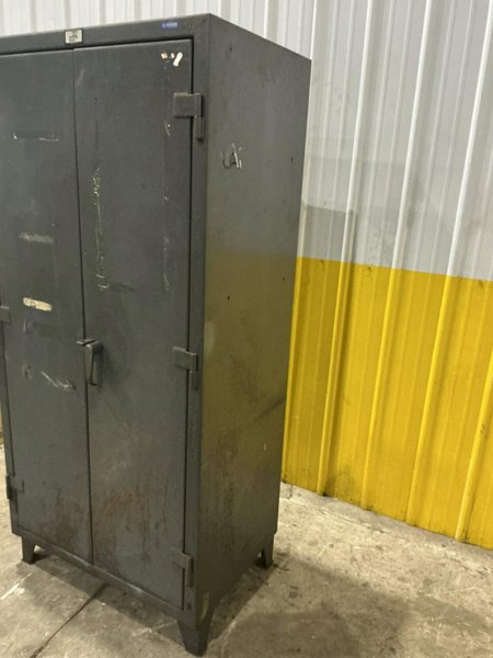 36" X 24" X 79" STRONG HOLD 2-DOOR STORAGE CABINET: YOBRO #25011