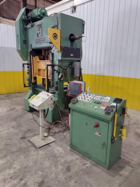 75 TON L&amp;J NO. EM275-42-24 HIGH SPEED STRAIGHT SIDE STAMPING PRESS. STOCK # 0778525