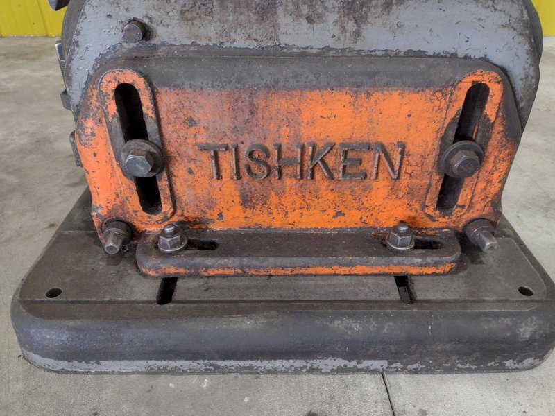 12 TON TISHKEN 2 POST MECHANICAL CUTOFF PRESS: STOCK #20520