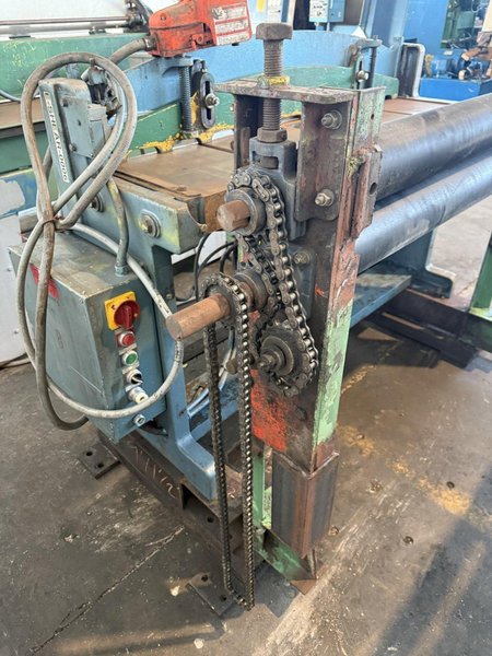 48” WIDE CUT-TO-LENGTH LINE: FAMCO SHEAR WITH FEED ROLL &amp; AMS CONTROLS: STOCK #23384
