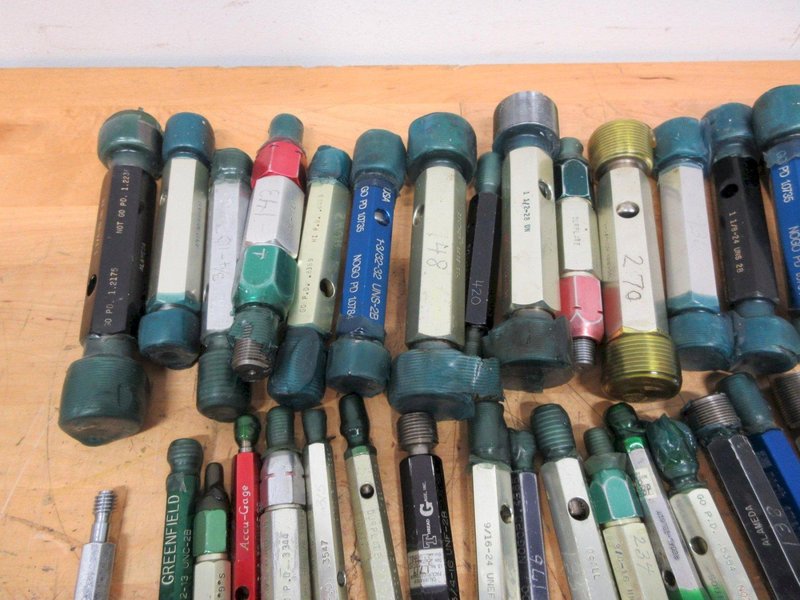 Threaded ID Go/No-Go Gauges, Standard SAE Sizes from 2/56 - 1-1/2"- Auction Item