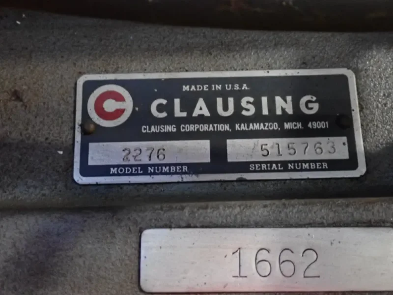 CLAUSING 18" X 16" DRILL PRESS  -  2276