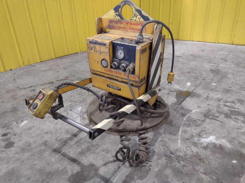 2,000 LBS ANVER LIFT MODEL #VP-1 VACUUM SHEET LIFTER: STOCK #23687