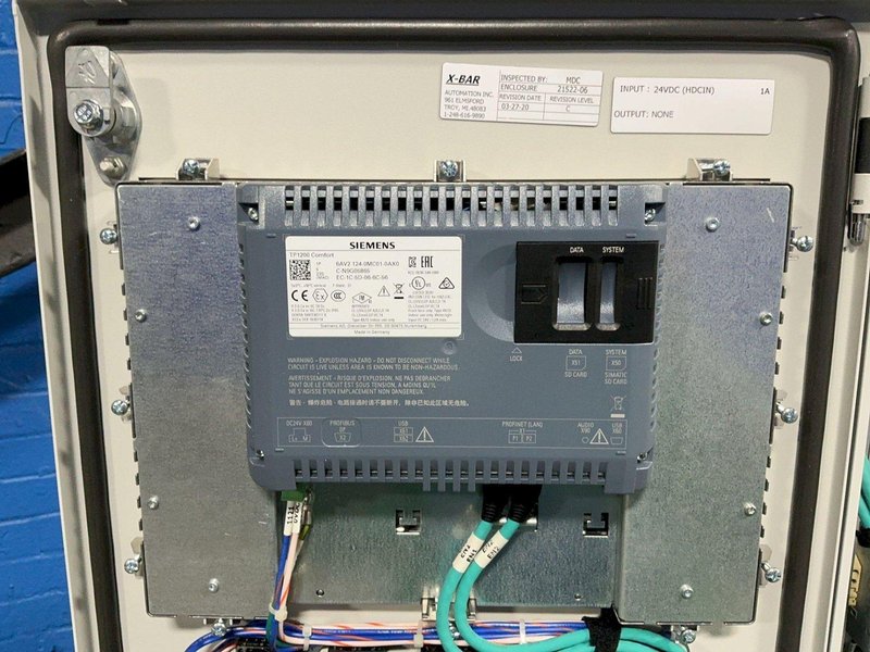 X-BAR AUTOMATION REMOTE HMI CONTROL PANEL WITH 12” TOUCH SCREEN  -  ECS-5002-MT-SW