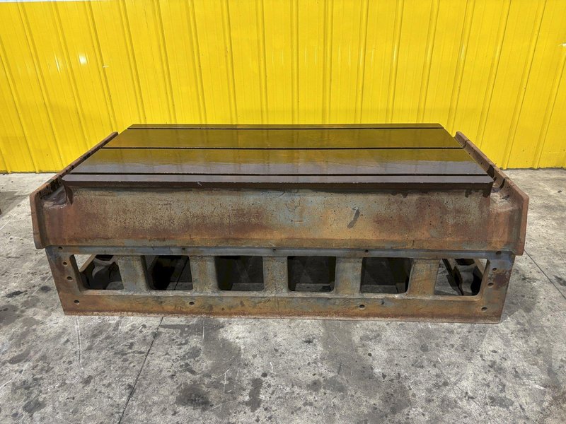 32&quot; X 65&quot; T SLOTTED DRILL BOX SETUP STEEL TABLE: STOCK #23230