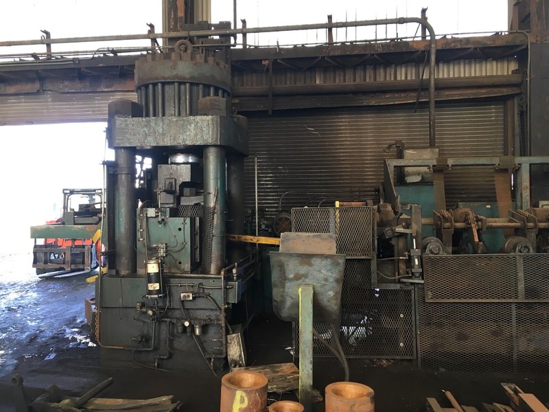 1000 TON (7") AMD MODEL #1000-3030 HYDRAULIC BILLET BAR SHEAR: STOCK #10000