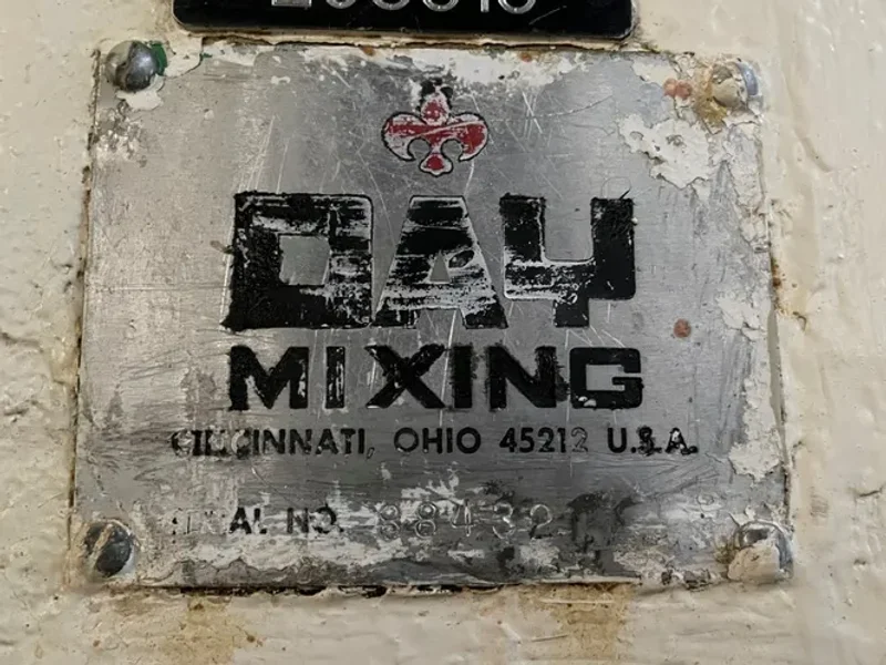Day Mixing 150 Gal Day Double Arm Mixer, S/s, 125#