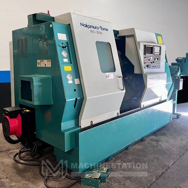 Nakamura Tome SC-300 CNC Turning Center – 10″ Chuck Lathe