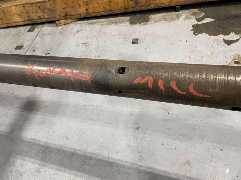 Used, 108&quot; x 4&quot; Diameter Boring Bar