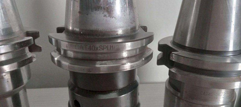 4x Cat40 Cat 40 Taper Tool Holders Jacobs ER Collet 1.25″  Weldon Flat ER20