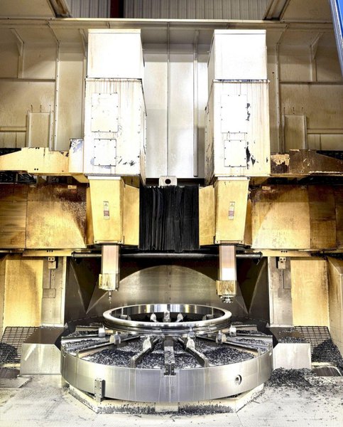 118&quot; Giddings &amp; Lewis Vertical Turning Center