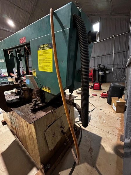 18.5" X 10.6" CLAUSING KALAMAZOO MS1318SA MITERING HORIZONTAL BAND SAW