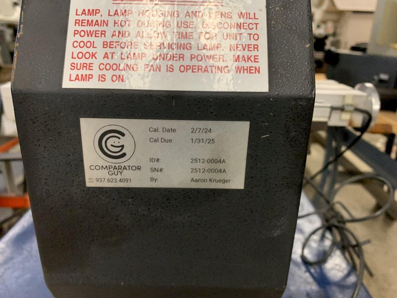14&quot; Suburban Masterview Bench Top Optical Comparator