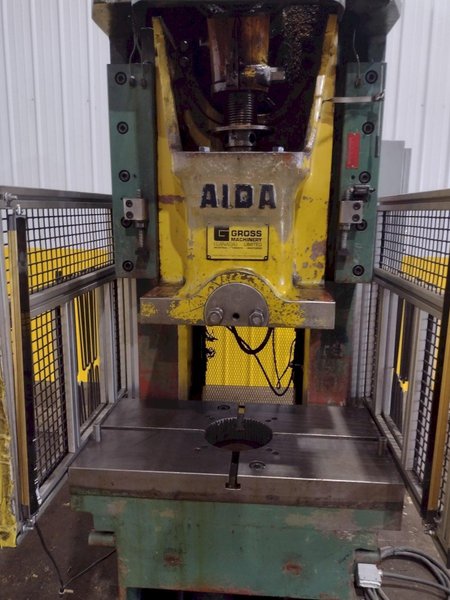 60 TON AIDA MODEL #PP-XGC-55SU (II) GAP STAMPING PUNCH PRESS, 6" STROKE: STOCK #19323