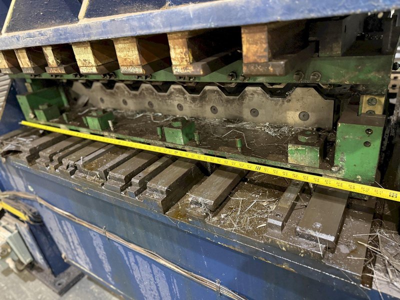 100 TON X 64" WIDE STAMCO MODEL #810-64 CUTOFF PRESS, WITH AIR CLUTCH: YOBRO #24793