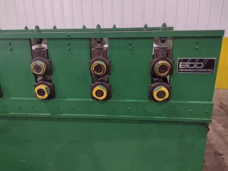 36" HI-RIB AG PANEL LINE: 14 STAND BRADBURY MODEL M2.548-14 ROLLFORMER &amp; AIRAM CUTOFF PRESS: YOBRO #26013
