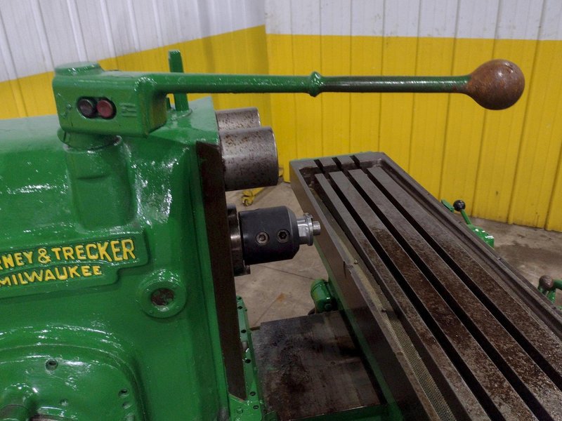 #2 KEARNEY &amp; TRECKER MODEL #5HP-2CH PLAIN HORIZONTAL MILL: STOCK #22775