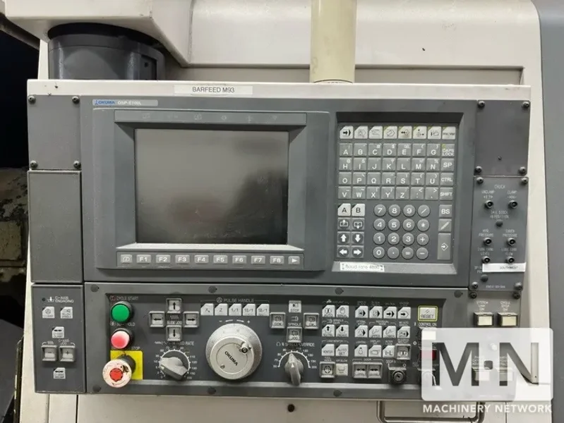 Okuma Simulturn LU300-M CNC Lathe, 2004 w/ Barfeeder