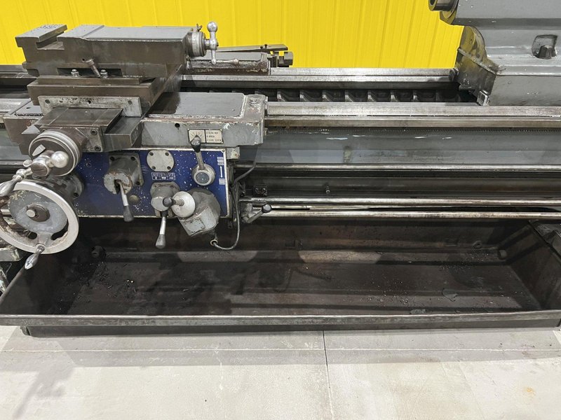 27&quot; x 84&quot; HERCULES AJAX MODEL #HR2000 #25 HEAVY DUTY GAP BED ENGINE LATHE, 4&quot; HOLE: STOCK #19837