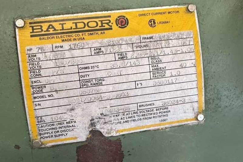 54" x 6.50" x 20,000# Stamco Slitting Line