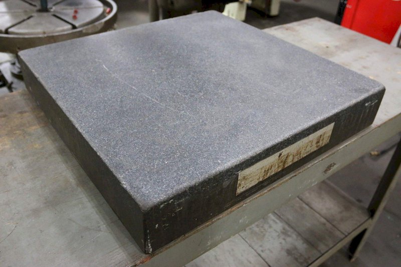 24&#039; X 24&#039; X 4&#039; GLC BLACK GRANITE SURFACE PLATE: STOCK #69812