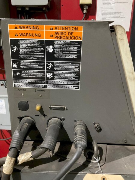 LINCOLN ELECTRIC SYSTEM 10 MIG CELL FANUC ROBOT