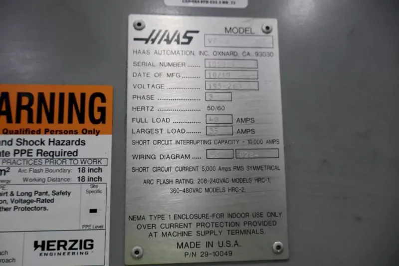 HAAS VF-1 CNC Vertical Machining Centers