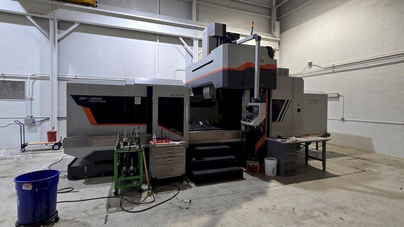 Visionwide SF-3116 CNC Double Column Machining Center. STOCK # 1007425