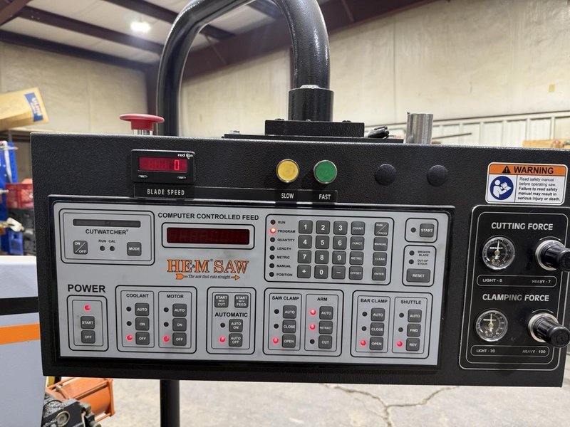 12.75″ x 12.75″ Hem Saw H90A-C Automatic Bandsaw, 2018