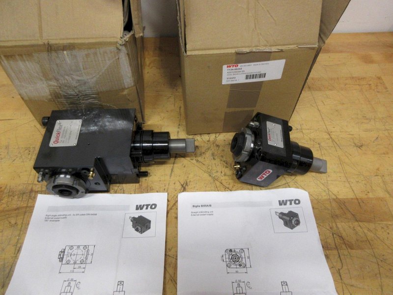 WTO QuickFlex Live Tool Holders for Eurotech Biglia T3, (1ea) Radial and Axial ER25 Collet Type, ***NEW IN BOXES**- Auction Item