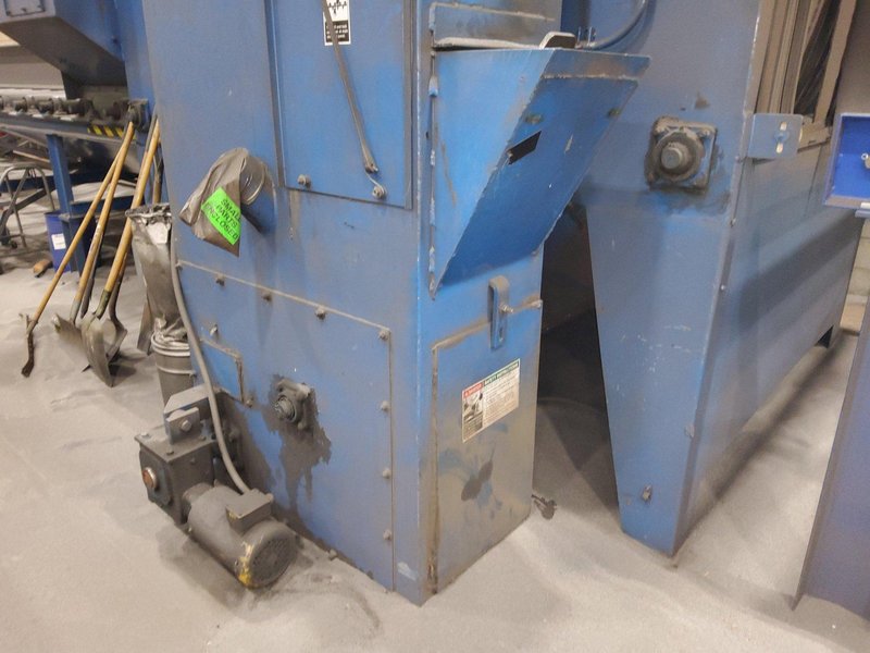 4 WHEEL PANGBORN MODEL #ES-1821-109 ROTOBLAST STRUCTURAL STEEL BLAST MACHINE: YOBRO #24788