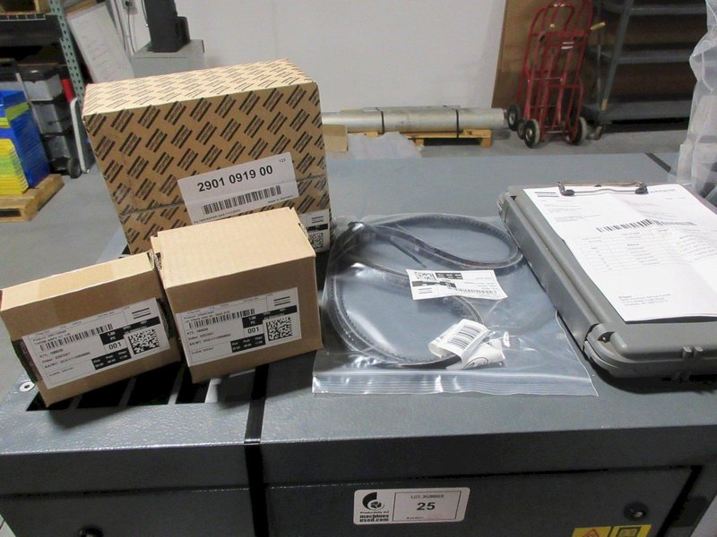 Atlas Copco G11FF 15Hp Rotary Screw Air Compressor W/ Dryer, 120 Gal Air Tank 125 PSI &amp; Spare Parts- Auction Item