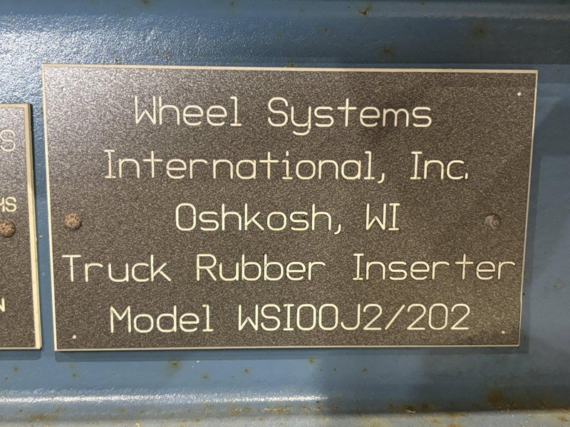 16" TO 25" MEDLEY WHEEL-SHARK HYDRAULIC HORIZONTAL RUN-FLAT TIRE RUBBER PRESS: STOCK #21121