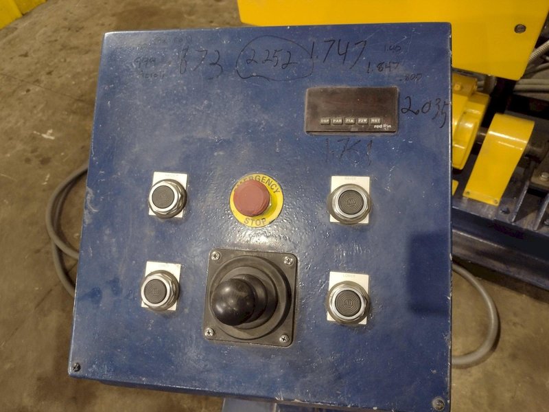 12' X 1/2" WEBB MODEL #9L-1312 3 ROLL INITIAL PINCH PLATE ROLL : YOBRO #24943