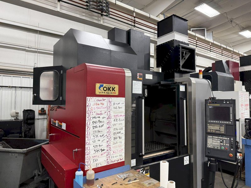Used 2016 OKK VM53R CNC Vertical Machining Center For Sale
